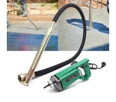 Vibrador hormigón eléctrico 580w & 200cm aguja vibrante con eje flexible obra compactar hormigón