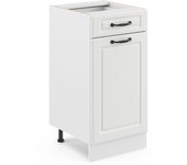 Vicco mueble bajo de cocina r-line, blanco casa de campo, 40 cm sin encimera