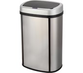 Cubo de basura de cocina automático 58 l majestic silver