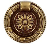 Mango de laton 12235 d 37 mm patino**