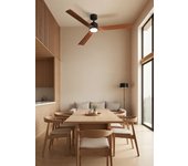 Wind modern - ventilador de techo 40w ø152 cm silencioso con luz led , wifi y mando a distancia
