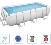 Piscina rectangular power steel 404x201x100 cm