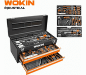 Kit caja herramientas metalica 901098 wokin cf=pcs 98