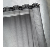 Visillo organza finas rayas horizontales
