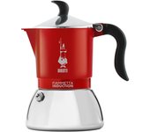 Bialetti fiammetta induction cafetera italiana 0,1 l rojo, acero inoxidable