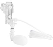 Válvula de flotador de control de nivel de agua, kit de válvula de flotador de tubo ajustable de plástico, controlador de llenado de agua automático,
