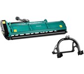 Desbrozadora para tractor - ancho de trabajo: 2150 mm - suspensión de tres puntos (cat. i/ii) - rodillo autolimpiante