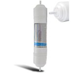 Postfiltro en línea de carbón activado granular gac con vástago de 1/4″ - 2″x10″.