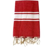 Fouta kozo rojo 200x200 190g/m² (tradicional)
