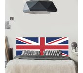 Pegatina de cabecera, bandera inglesa para la cama de su habitación para adultos, 60 cm x 160 cm