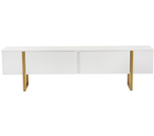 Mueble de tv con 2 puertas abatibles l180 cm - serenity
