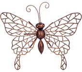 Origen home decor adorno pared mariposa apliques metal | aplique metal dorado - 4x26x22cm