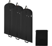 Fundas para ropa,3x 128x60cm fundas protectoras, bolsa para ropa