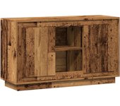 Aparador | aparador de comedor | armario de cocina de madera de ingeniería envejecida 102x35x60 cm cfw99524