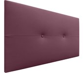 Dhome cabecero de polipiel pro cabeceros cabezal tapizado cama lujo (vino tinto, 105cm)