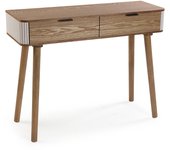 Versa consola 3 cajones leiah de estilo escandinavo medidas (al x l x an) 78 x 100 x 33 cm, color blanco