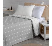 Vialman copriletto sofia 10, cotone poliestere, grigio, cama 105: 200 x 270 cm