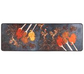 Alfombra de cocina | tapete para la cocina lavable antideslizante multicolor 60x180 cm cfw65276