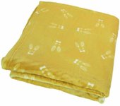 Manta domiva amarillo 100 x 150 cm
