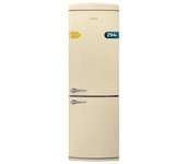 Frigorífico combi 2 puertas retro de 294 l bolero coolmarket combi origin 294 beige e. altura 190 cm y 60 de ancho, total no frost, multi cooling, ult
