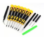 Juego de destornilladores de 12 piezas compatibles con reparaciones electrónicas: ipad, macbook, pc, smartphones, tablets