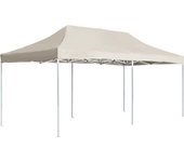Carpa de recepción plegable aluminio 6 x 3 m crema