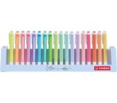 Set de rotuladores stabilo swing cool deskset 18 piezas