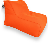 Soo santaï sillón puf daddy cool xl 100x90x70 cm para interior y exterior, flotante, desenfundable y resistente a los rayos uv, naranja, si