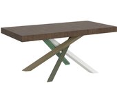Mesa extensible 90x180/440 cm volantis nogal estructura multicolor 4/a