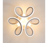 Lámpara de techo led moderna de 30 w, curvada para pasillo, balcón, salón, cocina, baño y dormitorio - diámetro 26 cm