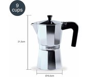 Cafetera aluminio 9 tazas