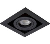 Lucide chimney - foco empotrable en el suelo - 1xgu10 - negro