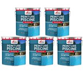 Pintura para piscina de hormigón - arcapool - 5 x 10 l negro grafito - ral 9011 - arcane industries