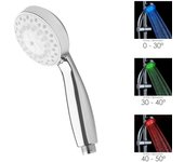 Maneral ducha led indicador temperatura ø 11 cm.