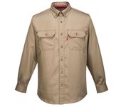Camisa de trabajo resistente a la llama y protección arc2 bizflame 88/12 fr89