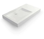 Passoa ii - lavabo rectangular suspendido - lavabo
