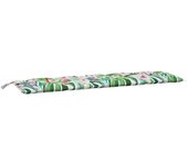Cojín de banco de jardín tela oxford multicolor 180x50x7 cm