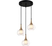 Italux konila lámpara de techo colgante moderna de 3 luces, g9