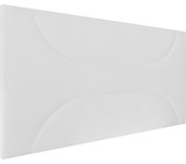 Cabecero tapizado jade| cabezal acolchado | tapizado en polipiel de alta gama | color blanco | medida: 110x55x3 cm (cama 105 cm)