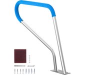 Vevor rampa piscina 39 x 32 pulgadas, acero inoxidable con base, rampa de seguridad piscina interiores/exteriores, barra antioxidante, accesorios spa