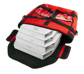 Nevera portátil roja 25 litros 40x40x16cm, mochila bolsa isotérmica para picnic, camping, playa, entrega de alimentos en