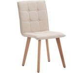 Silla miller crema natura tela
