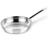 Sartén de 24 cm de acero inoxidable chef m461224