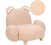 Beliani sillón infantil conejo beige kanna