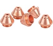 Kit de corte de boquillas para soplete de plasma de 5 piezas, accesorios industriales para soldadura de cobre 9‑8256