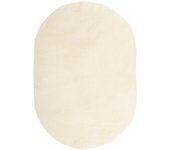 Alfombra de salón | alfombra peluda de pelo largo navarra crema 300x200cm poliéster cfw64348