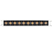 Bañador de pared led 20w 3000k 1600lm lineal wallet empotrable chip osram(xt20-c)