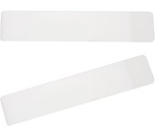 Almohadilla para máquina de estampación de 2 piezas alargada de 3 mm de grosor, almohadilla para máquina troqueladora de acrílico (330 x 66 mm)