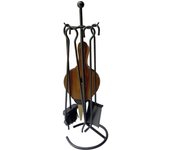 Utensilios para chimenea edm deluxe (23 x 68,5 cm)