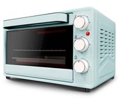Horno eléctrico multifunción de sobremesa de 23l - hr-23azure - 1600w - verde agua